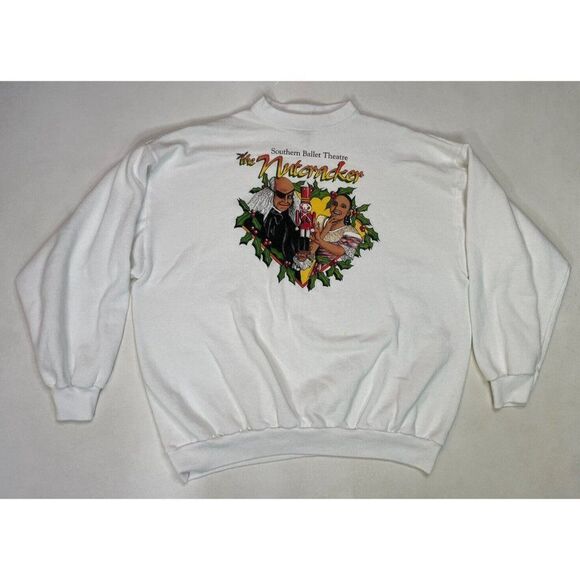 VINTAGE Southern Ballet Theatre The Nutcracker Sweatshirt Men XL 90s - Picture 1 of 6